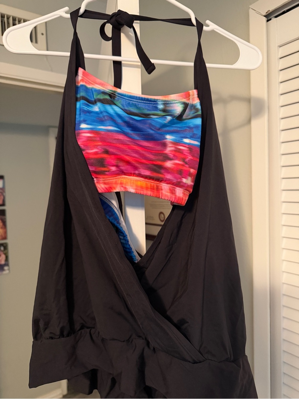 Black Swim Top/Tankini Style
